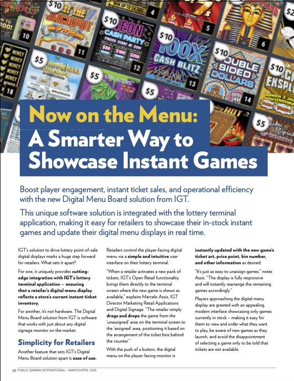 Article Screenshot: Now on the Menu: A Smarter way to Showcase Instant Games