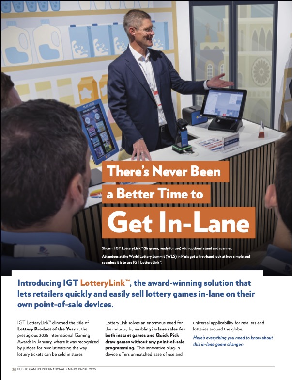 Article Screenshot - Introducing IGT LotteryLink™
