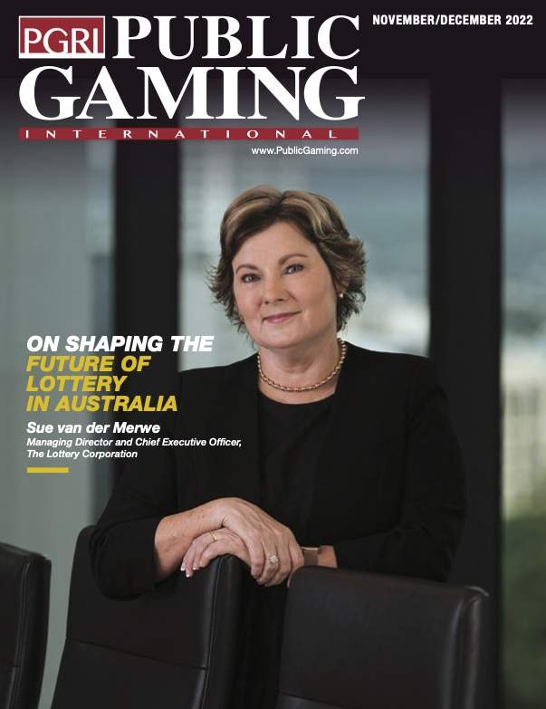 Public Gaming International Magazine cover: November/December 2022