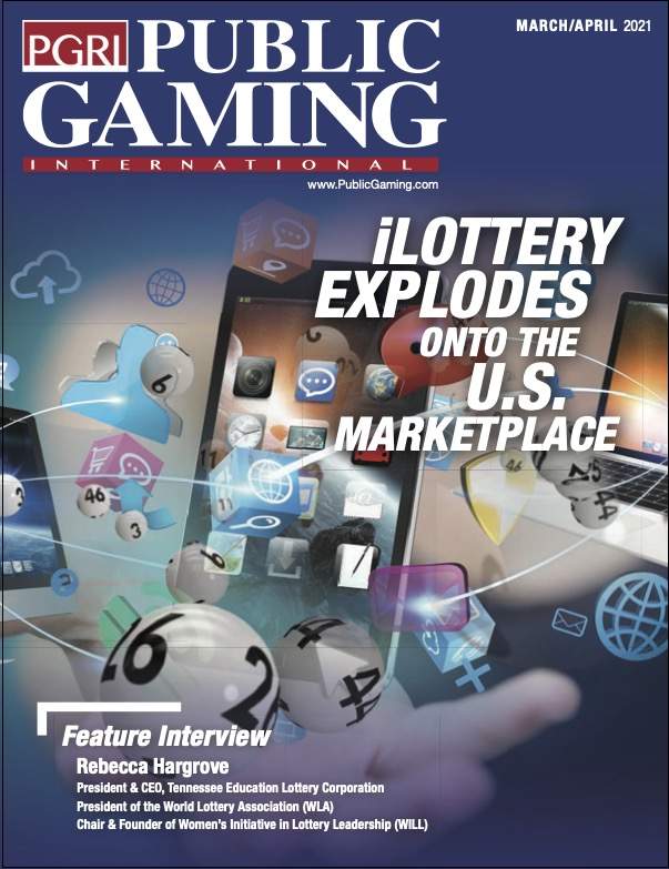 Public Gaming International Magazine cover: March/April 2021
