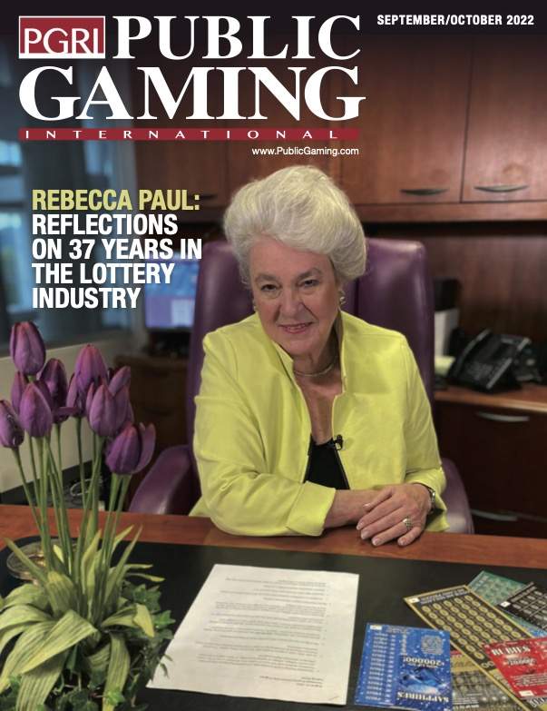 Public Gaming International Magazine cover: September/October 2022